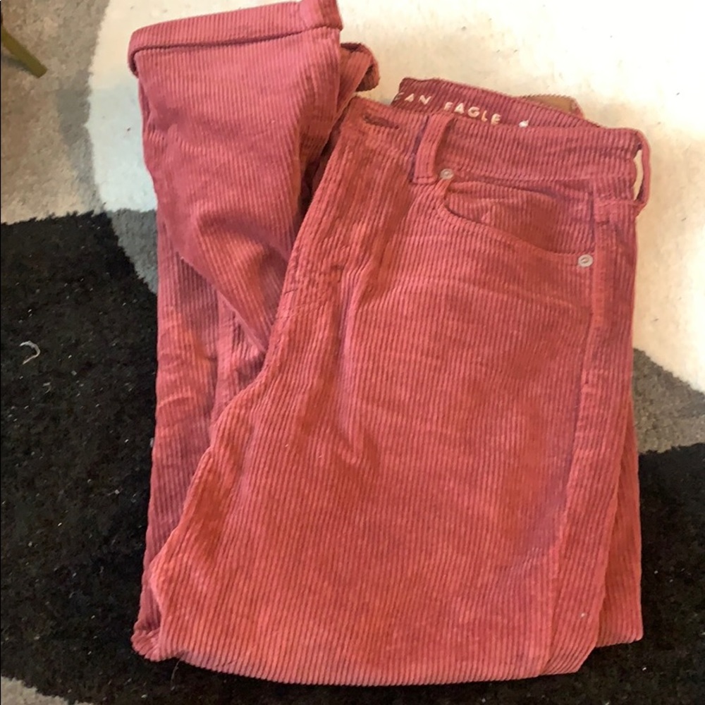 American Eagle Corduroy cuffed pants